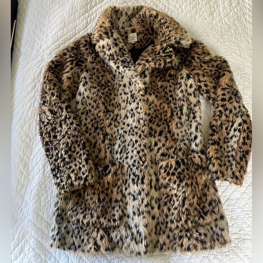 Princess Polly Faux Fur Cheetah Jacket